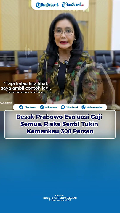 Desak Prabowo Evaluasi Gaji Semua, Rieke Sentil Tukin Kemenkeu 300 Persen