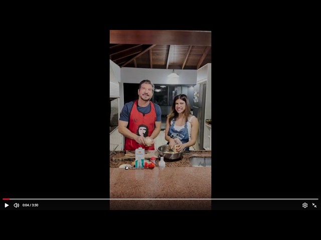 Sopa paraguaia, boas histórias e política: Camila Jara e Pedro Kemp na cozinha