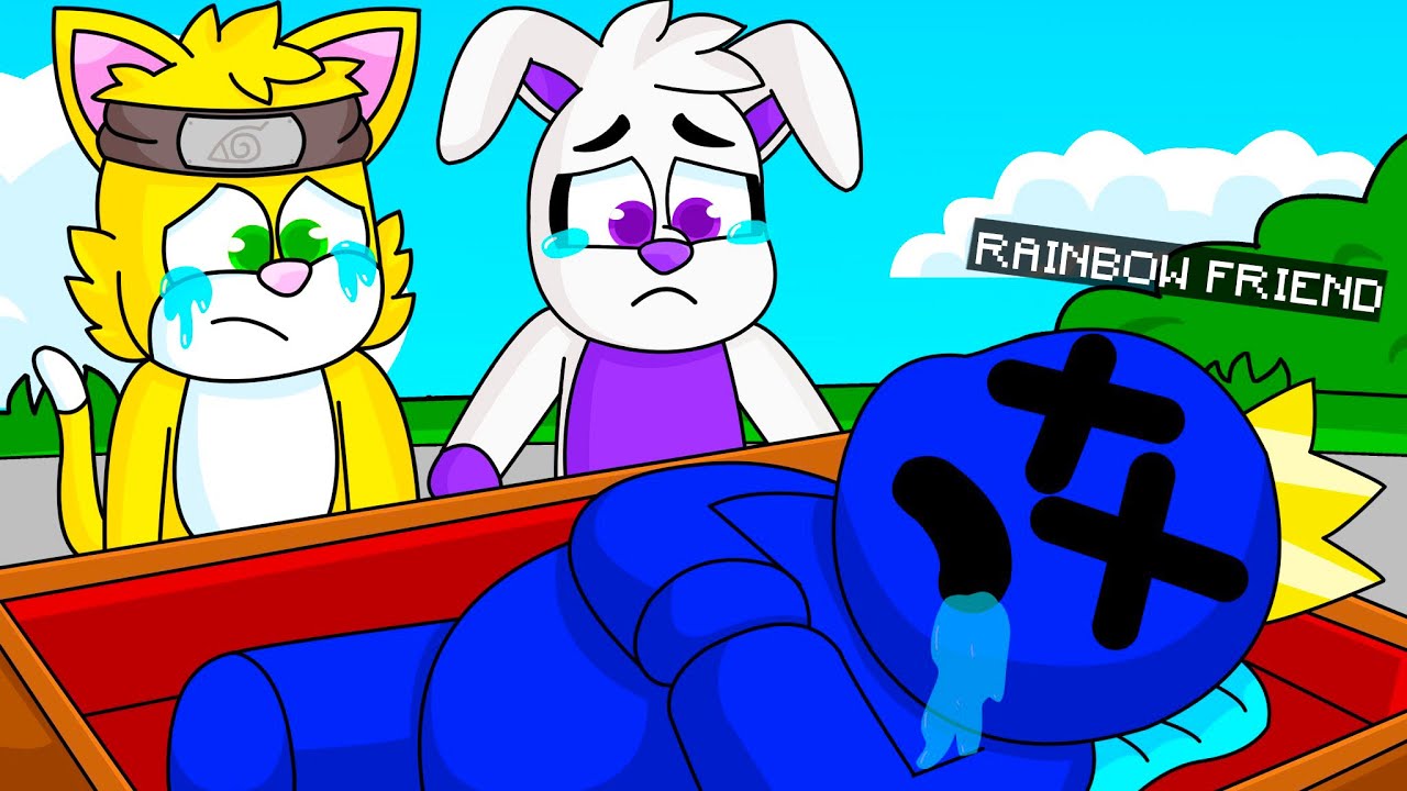 EL FUNERAL DE RAINBOW FRIENDS EN MINECRAFT 😭 ☠️ | MICHI MIAU, BEBE NOOB Y CAPITAN WINKI EN LA MUERTE