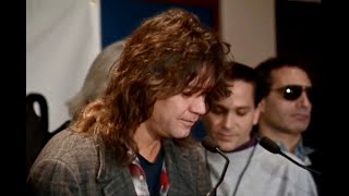 1992 Eddie Van Halen Show Complete Tribute Jeff Porcaro Press Conferente backstage Toto Lukather