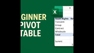 Hotel Segmentation Report in Excel | Beginner Pivot Table Tutorial