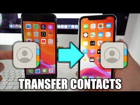 Video: How To Transfer Contacts To An IPhone