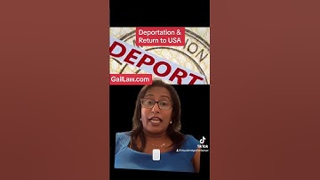 Deported from USA and seeking re-entry to USA - Immigration Lawyer Gail Seeram #GailLaw