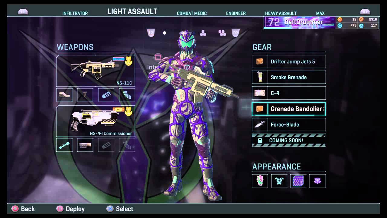 2 Vanu Light Assault Auraxium Armor! (PS4