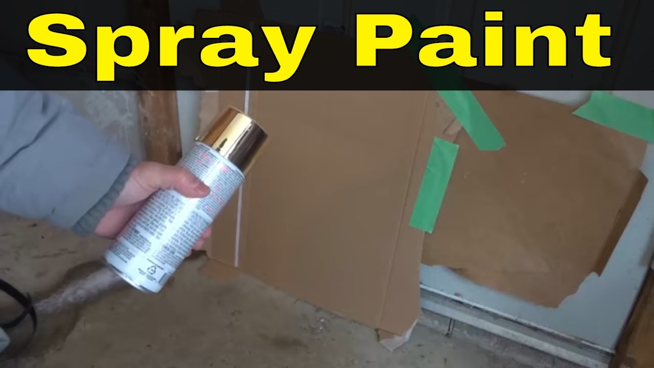 How To Spray Paint Properly-Full Tutorial - YouTube