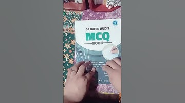 CA INTER AUDIT MCQ BOOK BY @ravitaori sir 🤩🤩 #ca #cainteraudit #education #icai #incometax #taxlaw