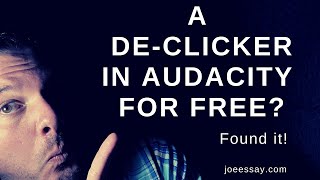 DeClicker For Free In Audacity! (Put on your good headphones!)