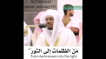 الله ولي الذين آمنوا من سورة البقرة تلاوة خاشعة ياسر الدوسري