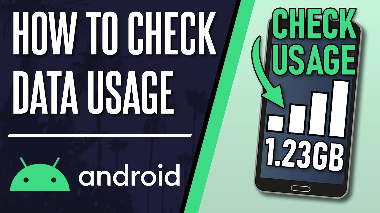 How to Check Mobile/Cellular Data Usage on Android Phone - YouTube