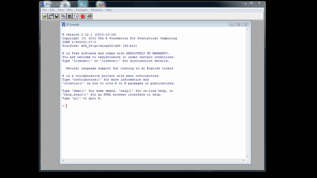 R getting and installing - YouTube