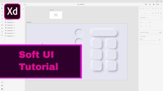 Adobe XD - How to create soft UI or Neumorphism effect screenshot 5