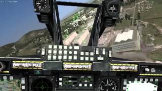 Flying the A-10C in the /r/hoggit server