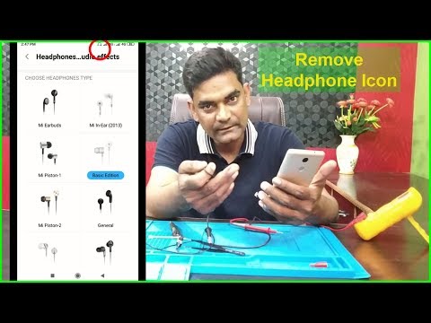 Headphone Symbol Not Going In Android Phone  How to Remove Headphone Icon from Notification Bar