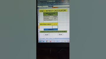 EMI Calculation formula #excel #exceltraining #mexcel #excelsolutions #microsoftexcel