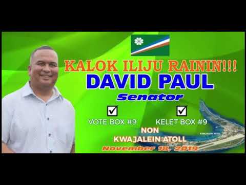 Bar Kelet David Paul Box #9 Nan Kwajalein Senator 2019