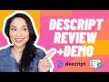 Descript Review + Demo // Is Descript worth it for podcast &amp; video editing ? Honest, non sponsored