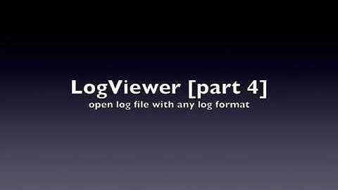 C++ LogViewer [part 4] Support any log file internal format