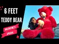 6 Feet Teddy Bear Unboxing | Valentine Giant Teddy Bear Unboxing | Best Birthday Gift For Girlfriend