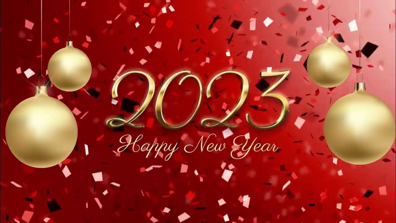 happy new year 2023 background hd - happy new year 2023 video background  free - YouTube