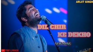 Dil Chir Ke Dekho | Romantic Lyrical Edit | Heart Touching Song | Arijit Singh| TSF Lyrics