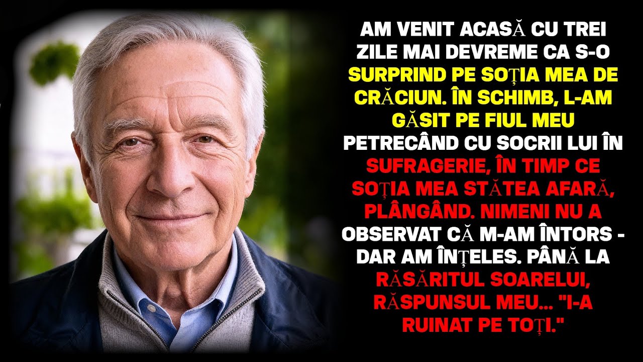 POVESTE ADEVĂRATĂ: M-am întors și am văzut soția plângând. Fiul meu râdea cu socrii…