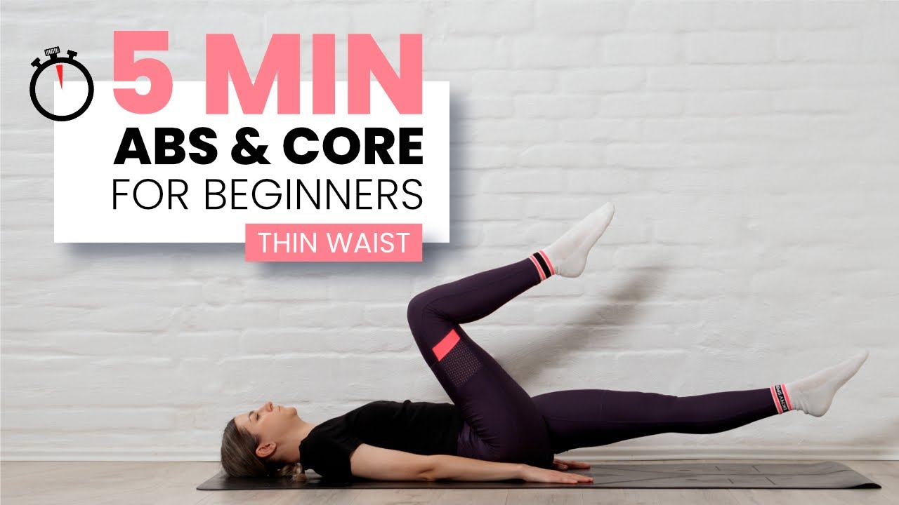 5 MIN ABS FOR BEGINNERS | Core Workout Thin Waist - YouTube