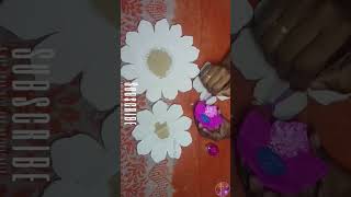 Flower Wall Hanging Using Waste Cardboard|Yellam Puthusu