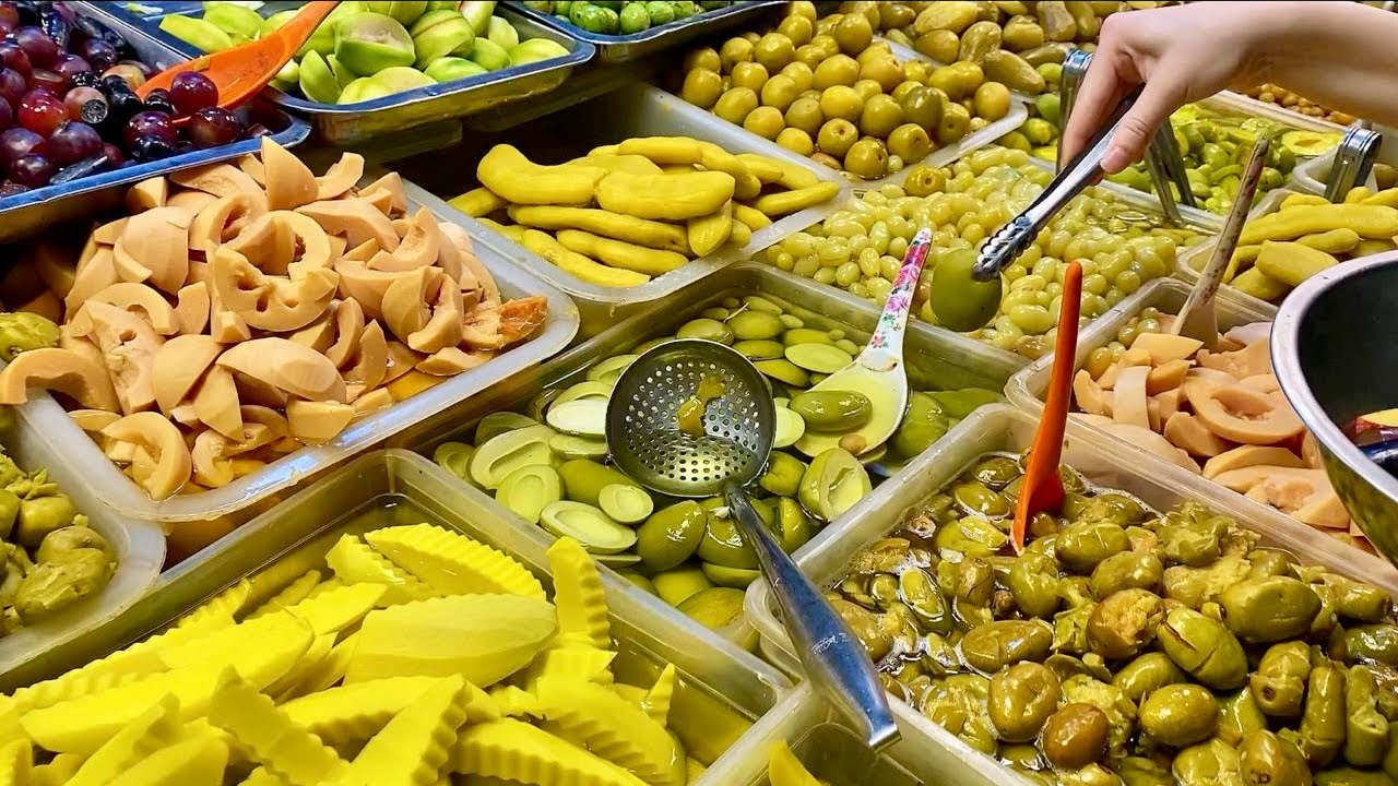 A Vibrant Tour of an Asian Market: Fresh Fruits, Pickles, and a Family Story