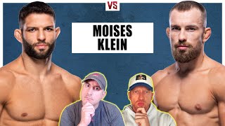 UFC Louisville: Thiago Moises vs. Ludovit Klein Prediction, Bets & DraftKings