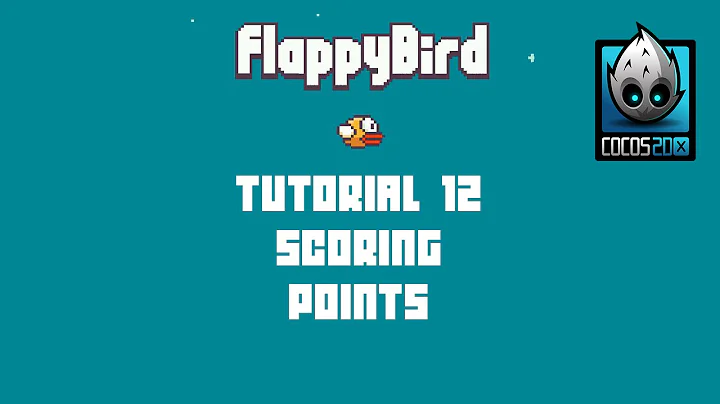 Cocos2d-x Flappy Bird C++ Tutorial 12 - Scoring Points