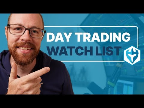 Day Trading Watch List for Monday