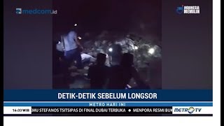 Detik-detik Sebelum Tambang Longsor di Bolmong