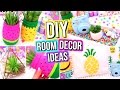 DIY ROOM DECOR IDEAS! Easy & Fun 5 Minute DIY's For Your Room! Summer Room Decor! DIY ROOM DECOR IDEAS! Easy & Fun 5 Minute DIY's For Your Room! Summer Room Decor!
