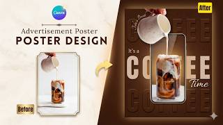 Canva Pop Out Effect Adver Poster Making