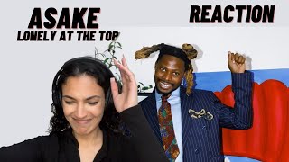 Asake - Lonely At The Top / Work of Art - MUSIC REACTION