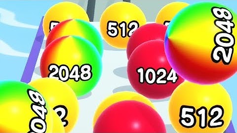 BallRun2048 Game Play 💏💥❤️‍🔥GAME LEVELS!! Level 84-88 Game Play Walkthrough Android, IOS NEW UPDATE