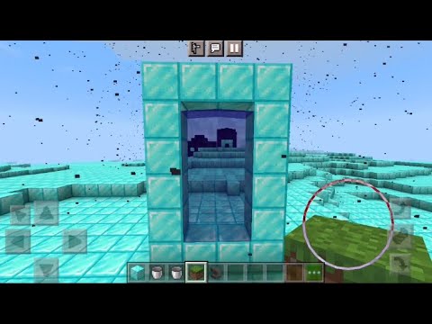 Diamond World Minecraft. Diamond Portal. No Mods!!!