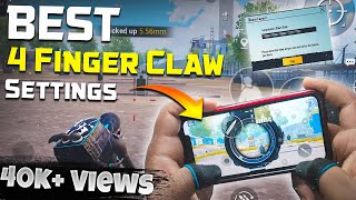 சிறந்த 4 Finger செட்டிங்ஸ்  BGMI | HOW TO SET 4 FINGER CLAW IN PUBG MOBILE TAMIL