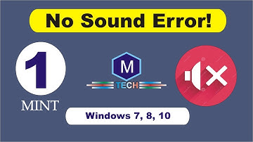 How to fix sound problem in Win10,8.1,8,7,xp