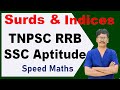 Surds and Indices - Shortcuts &amp; Tricks in Tamil || Brother Mountain Education
