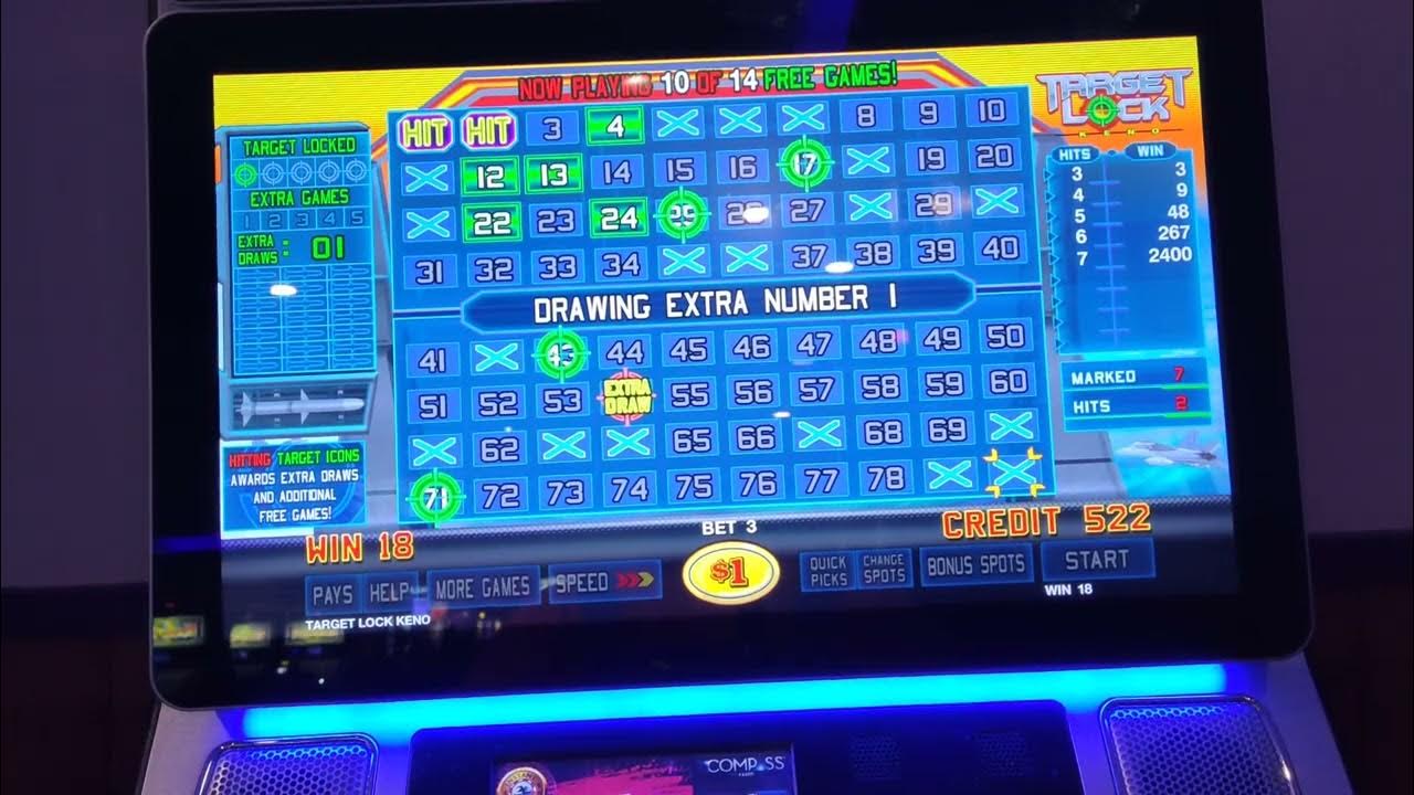 Target Lock Keno!!!kenocasinos YouTube