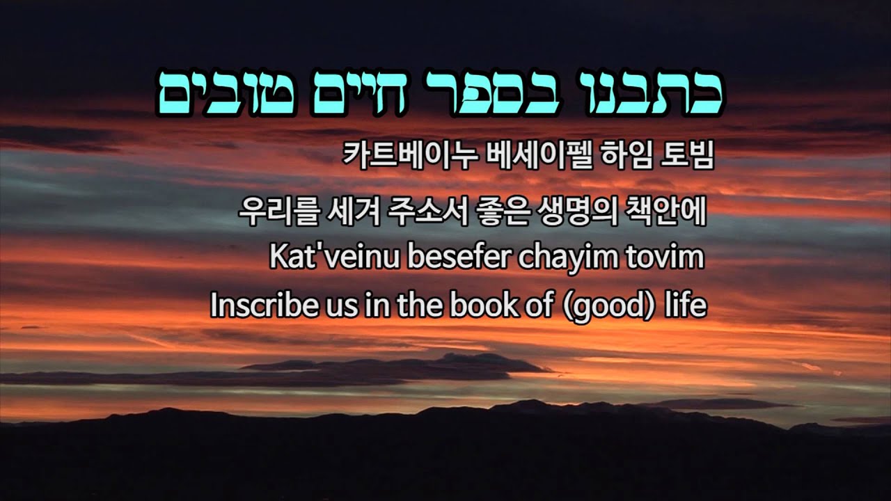 Avinu Malkeinu (Our Father, Our King) w/ Hebrew, transliteration