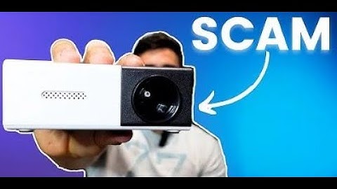 Don’t fall for this mini projector scam worst led projector bad qulity