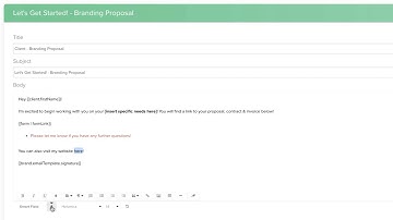 Emailing in Dubsado / Lesson 4: Canned Email Templates
