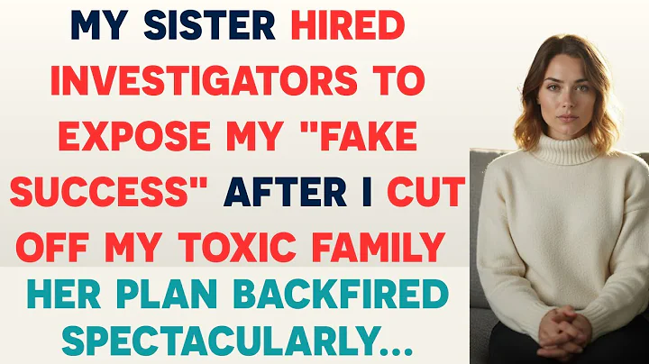My Sister Hired Investigators to Expose My "Fake Success" After I Cut Off My Toxic Family—Her Plan..