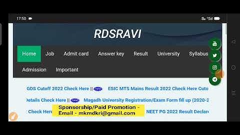 Magadh University 2018-21, 2019-22 result live update/MU Part2/Part1 Result Update/MU Update News