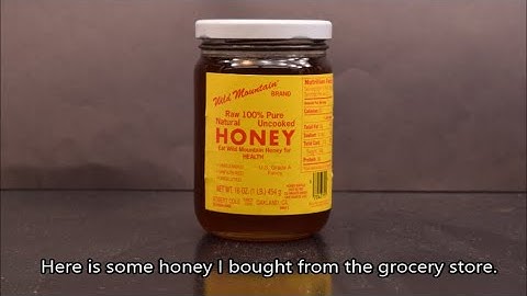 Honey under the Microscope