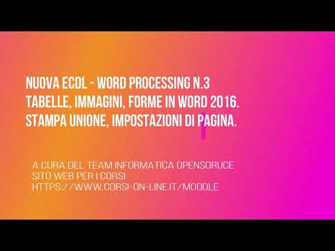 Nuova ICDL/ECDL - Word Processing n.3  -