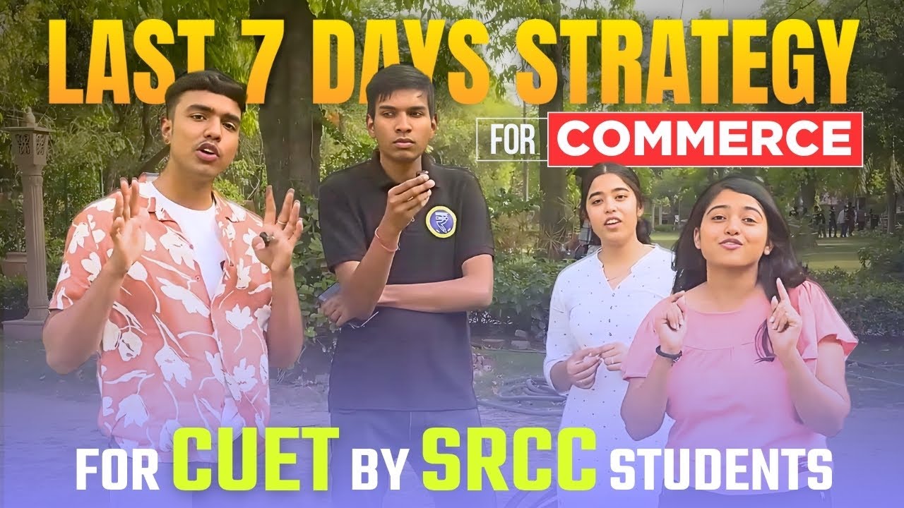 Last 7 days Master strategy for Commerce students to crack CUET 2024!!🥳 ...