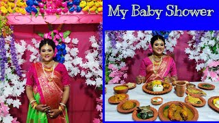 #আমার ৯ মাসের সাধ অনুষ্ঠান(পর্ব-১)🤰# পঞ্চব্যঞ্জনে সাধপূরন#Traditional Bengali Baby Shower Ceremony👶💝